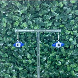 Evil eye earrings